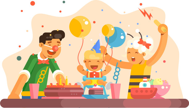 有趣的孩子聚会图片下载