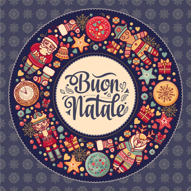 buon natale 圣诞模板图片下载