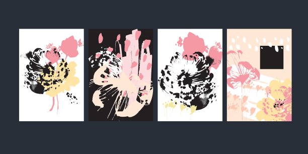 集创意明信片图片下载