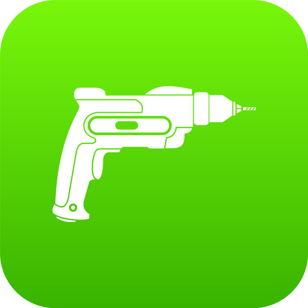 手钻图标数字绿色图片下载