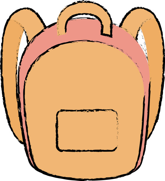 书包孤立图标图片下载