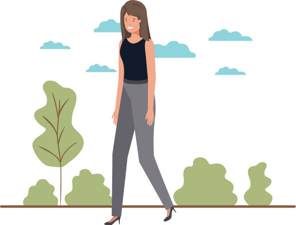 女商人景观头像的性格图片下载