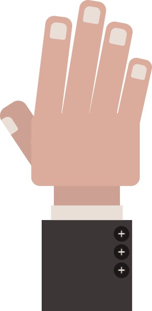 手与侧面手指正面观察图片下载