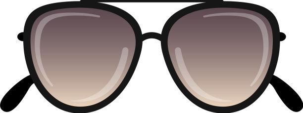 孤立的太阳镜图标图片下载