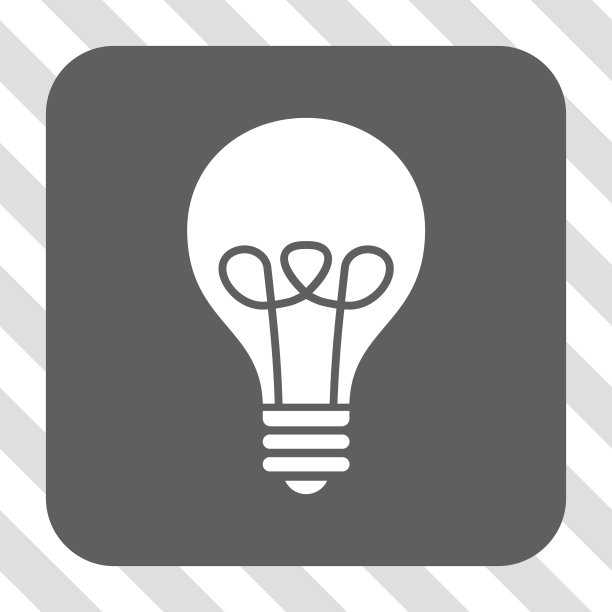 灯泡圆形方块按钮图片下载