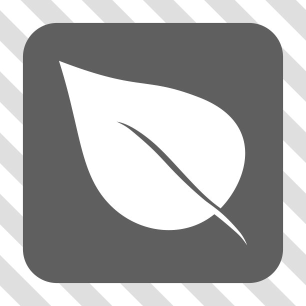 植物叶子圆形方形按钮图片下载