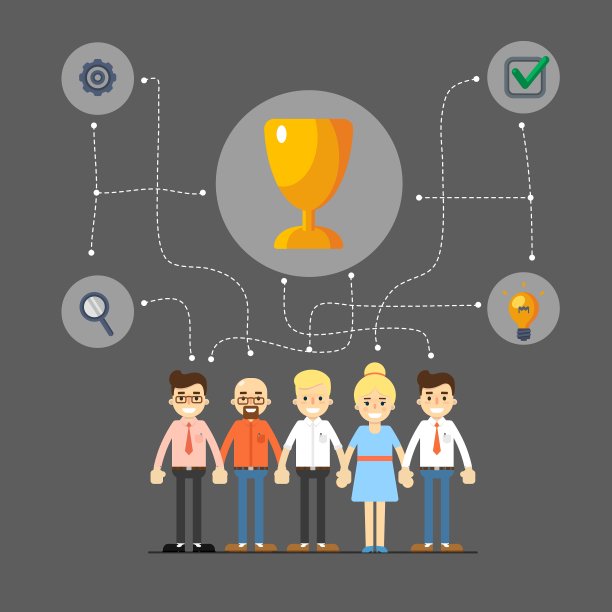 社交网络和团队横幅图片下载