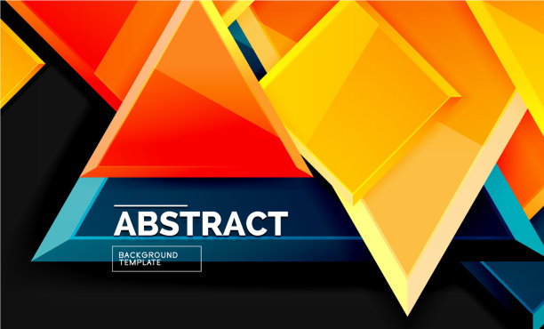 闪亮风格的几何背景图片下载