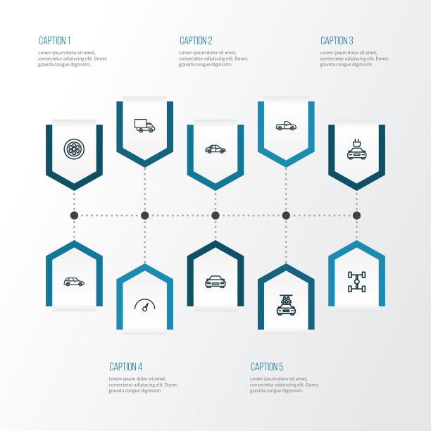 自动轮廓图标集合的货车车轮图片下载