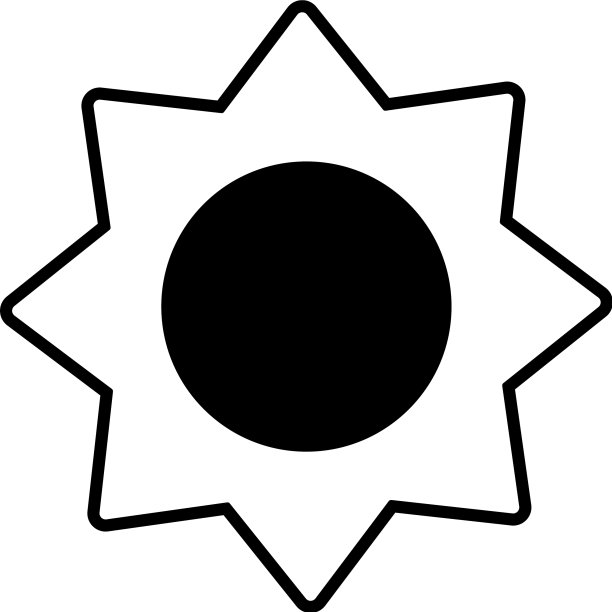 太阳卡通图标图片下载
