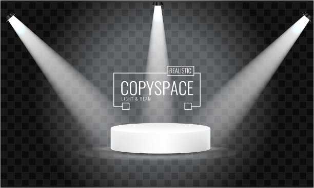 三面悬挂式射灯设计具有方向性图片下载