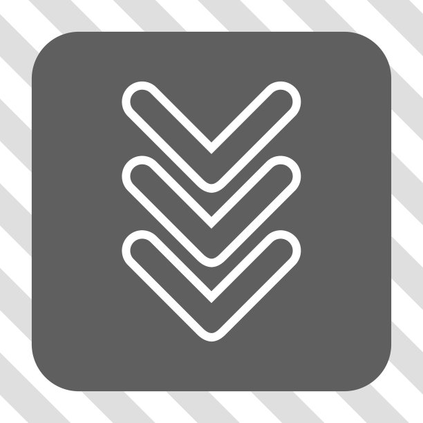 三箭头向下圆形方块按钮图片下载