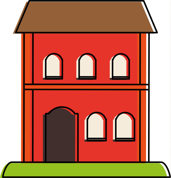 古镇或乡村的标志性建筑图片下载