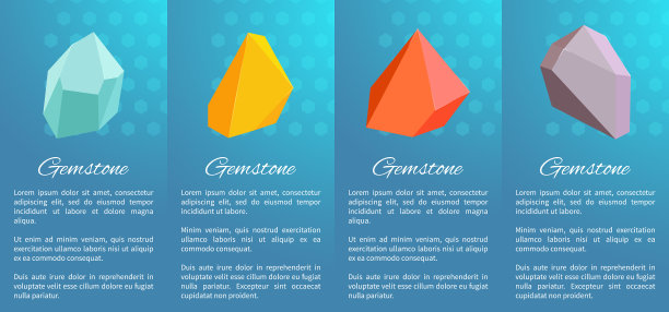 宝石收藏海报上图片下载