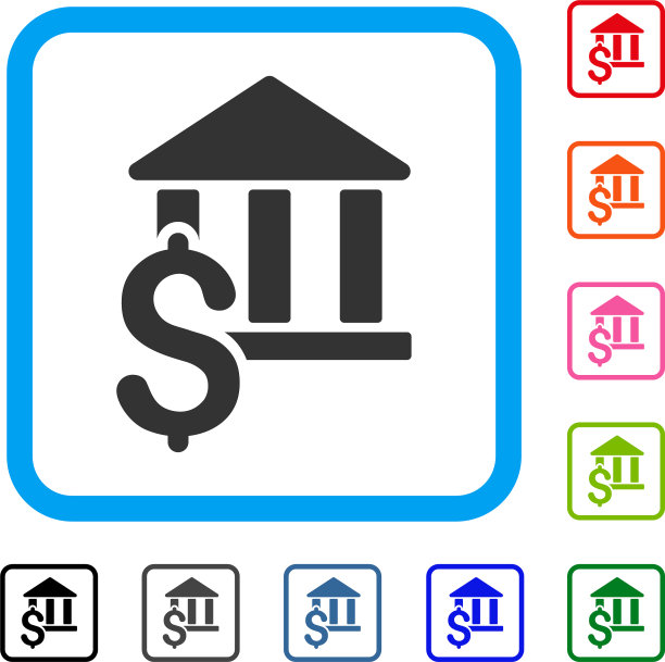 付费图书馆边框图标图片下载