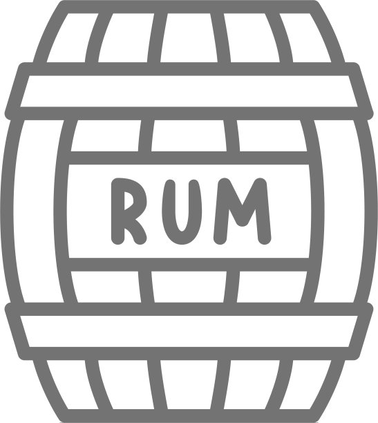木桶朗姆酒酒精饮料容器图片下载