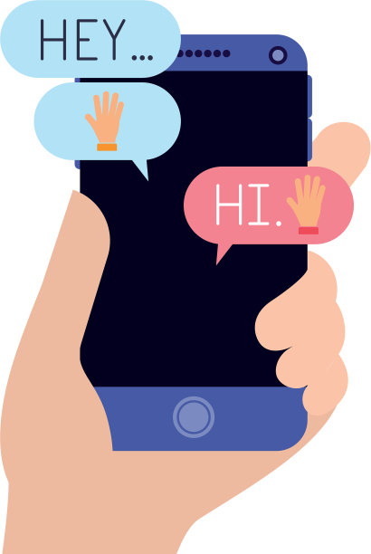 用智能手机发表情聊天图片下载