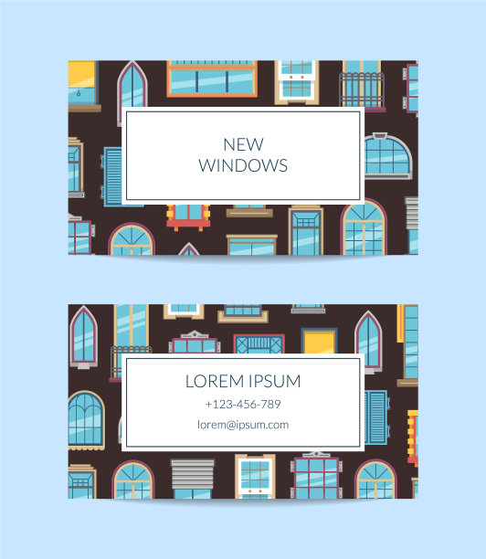 窗口平面图标业务窗口图片下载