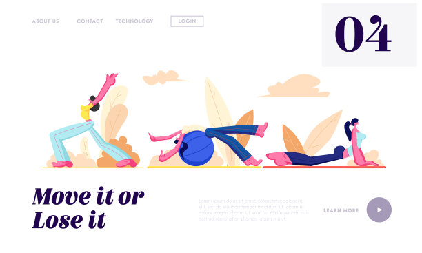 设置女性角色在户外训练图片下载