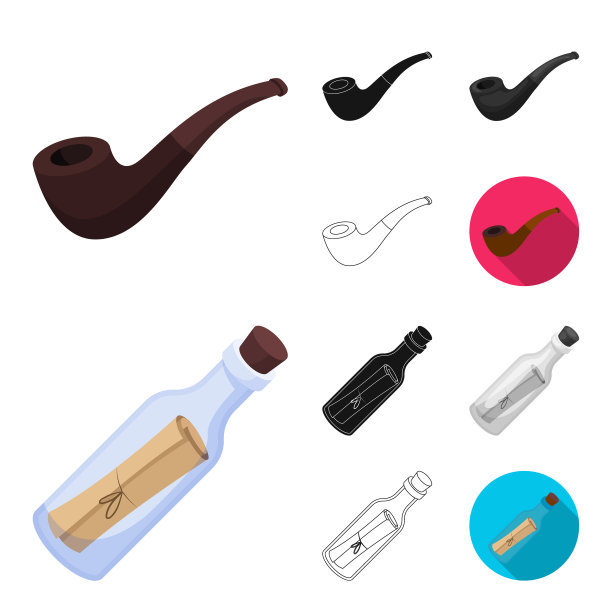 海盗海盗强盗卡通黑色扁平单色图片下载