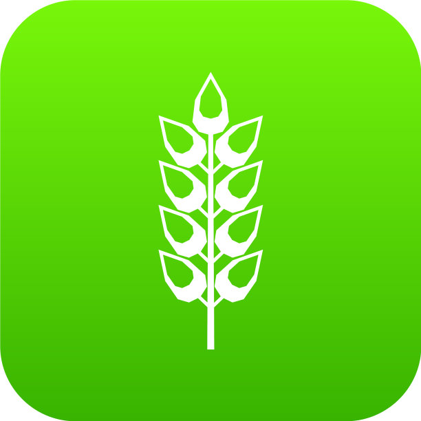 长石楠图标数字绿色图片下载