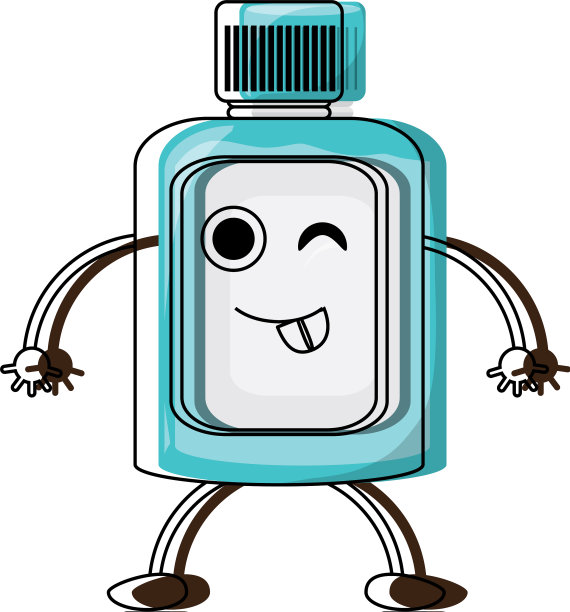 卡哇伊漱口水图标图片下载