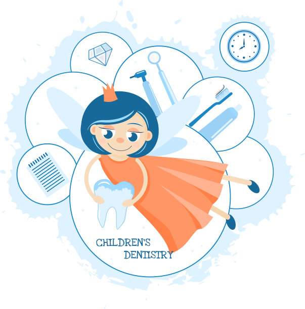 牙仙儿童牙科诊所牙膏图片下载