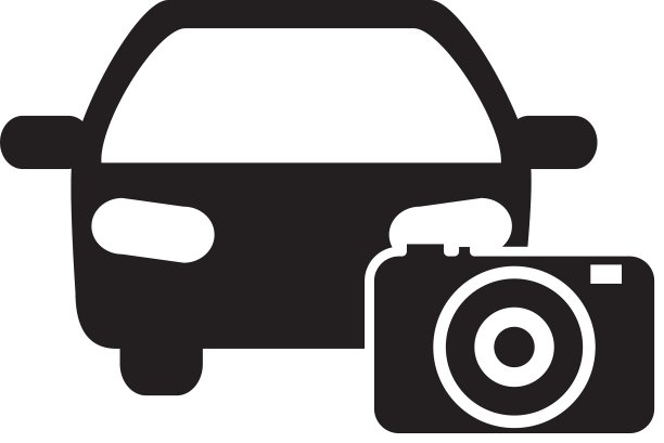 汽车和照相机的图标图片下载