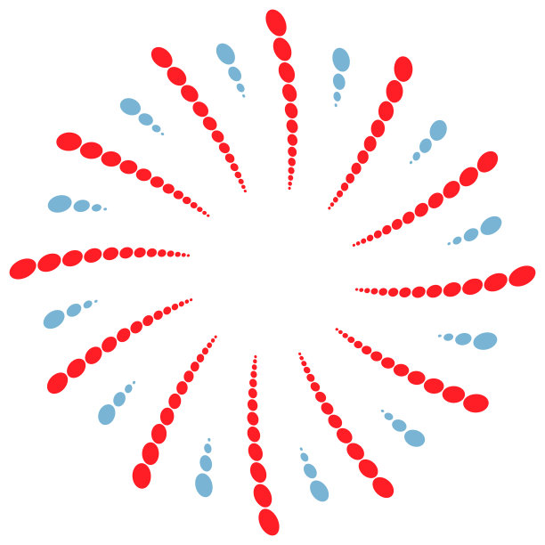 捻螺旋形状与圆旋转点图片下载
