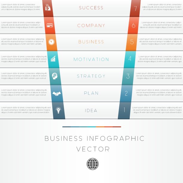 模板信息条形图7位图片下载