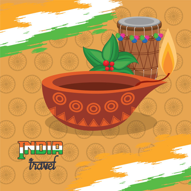 印度旅行卡图片下载