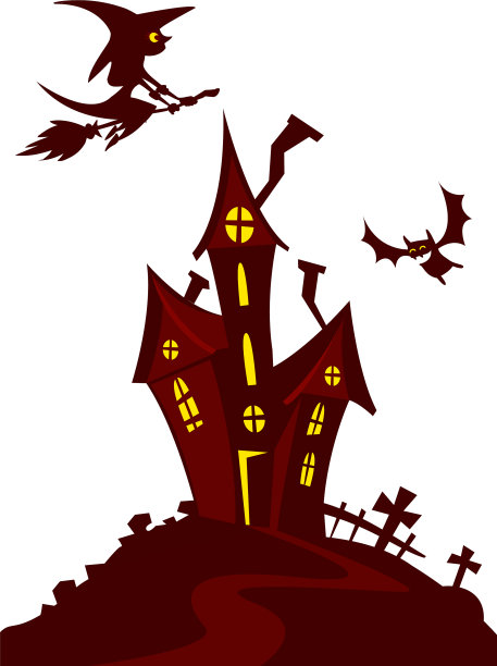 鬼屋卡通图片下载