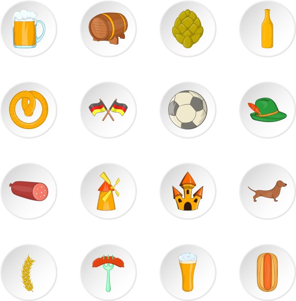 德国卡通风格图片下载