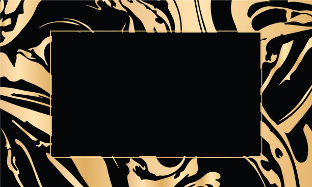 黑色和金色的设计模板为派对图片下载