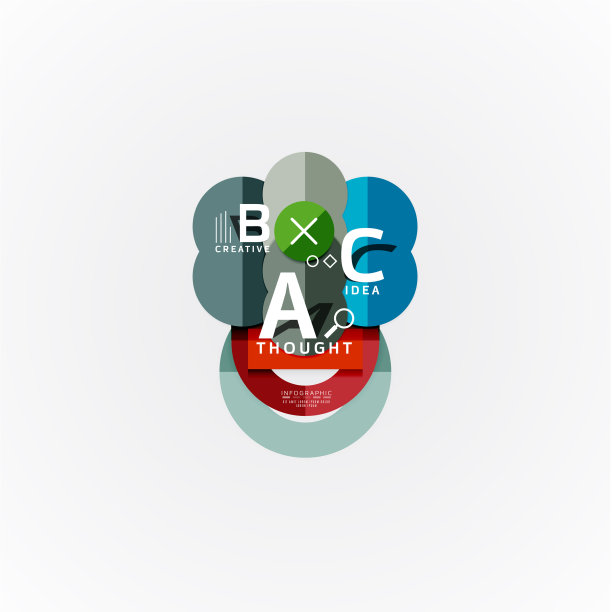 几何设计抽象选项信息图图片下载