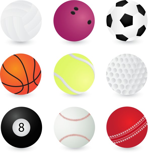 运动球排球保龄球足球篮球图片下载