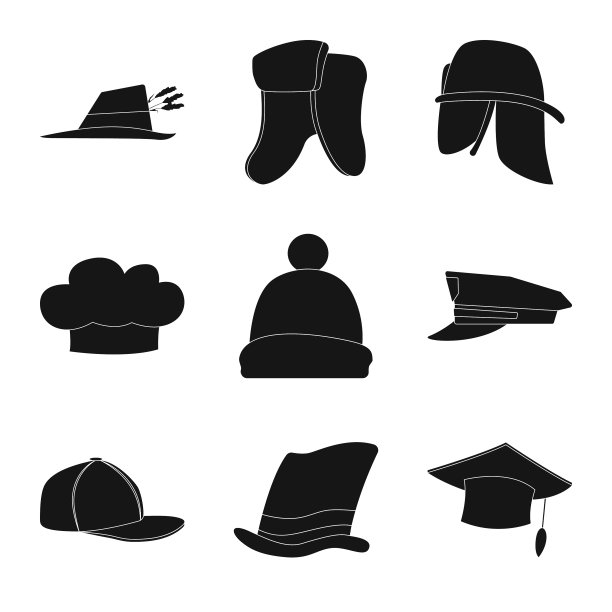 头饰和帽子图标设置图片下载