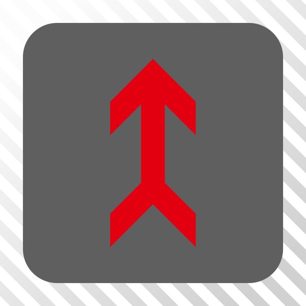 箭头向上圆角正方形按钮图片下载