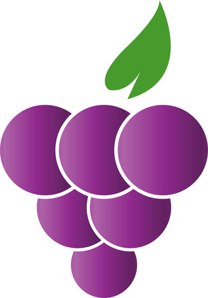 五颜六色的水果标志图标模板图片下载