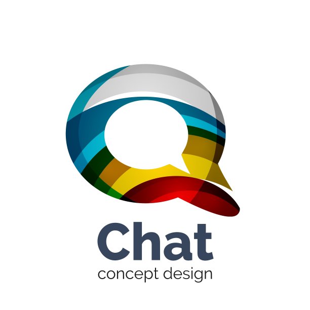 企业标识模板-聊天云图片下载