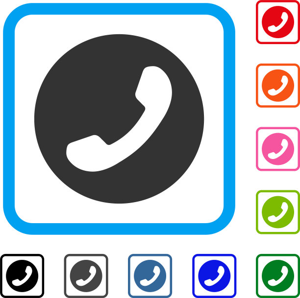 电话号码框图标图片下载