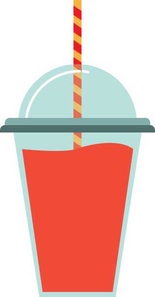 果汁水果玻璃孤立图标图片下载