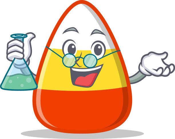 教授糖果玉米人物卡通图片下载