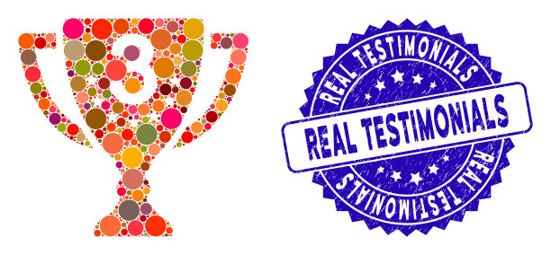 马赛克第三名的杯子图标与刮真图片下载