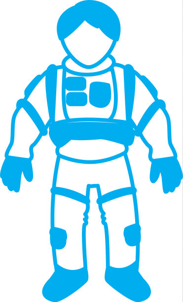 宇航员太空服上人们科学天文学上图片下载