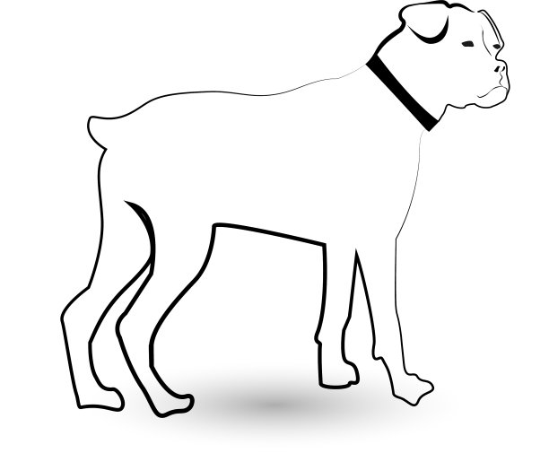 罗威纳犬的宠物狗图标图片下载