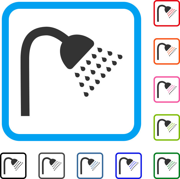 淋浴框架图标图片下载