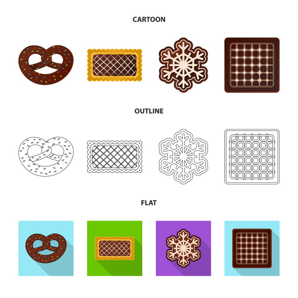 饼干和烘焙符号图片下载