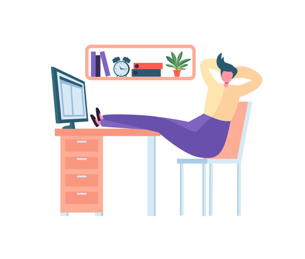 疲倦的商业人物睡在办公室里图片下载