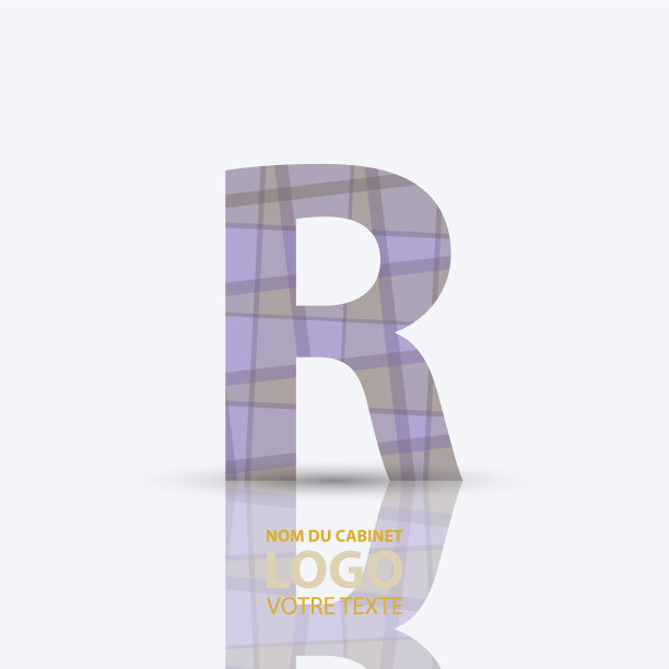 抽象线性标志型波浪流标志符号图片下载